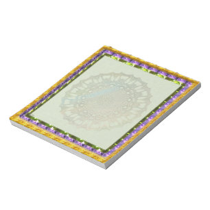 Spring Gem Mandala Notepad
