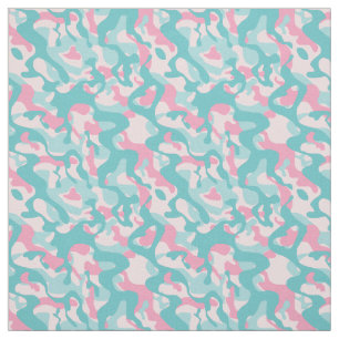 Spring Girly Camouflage Pattern Fabric