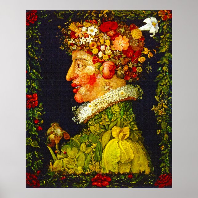 Spring - Giuseppe Arcimboldo Poster (Front)