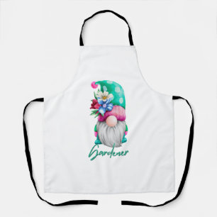 Spring Gnome Gardener   Apron