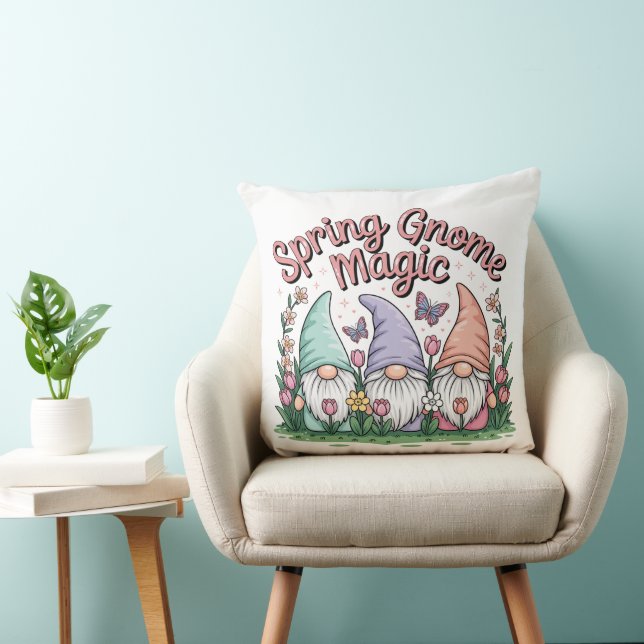 Spring Gnome Magic Cushion (Chair)