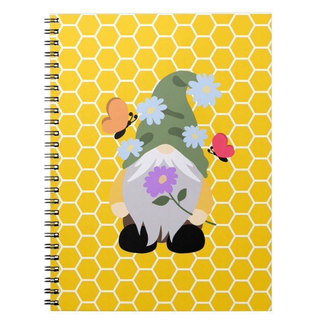 Spring Gnome  Notebook (Front)