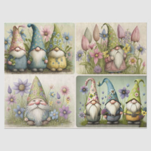 Spring Gnomes  Tissue Paper