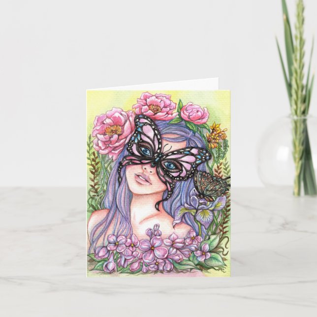 Spring Goddess Note Card (Front)