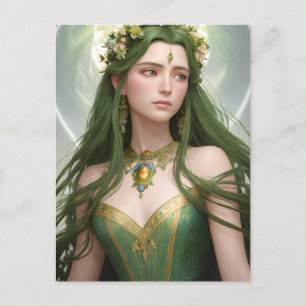 Spring Goddess Postcard