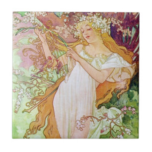 Spring Goddess Tile