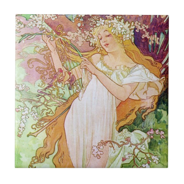 Spring Goddess Tile (Front)