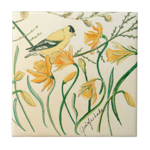 Spring GoldfinchBox Tile