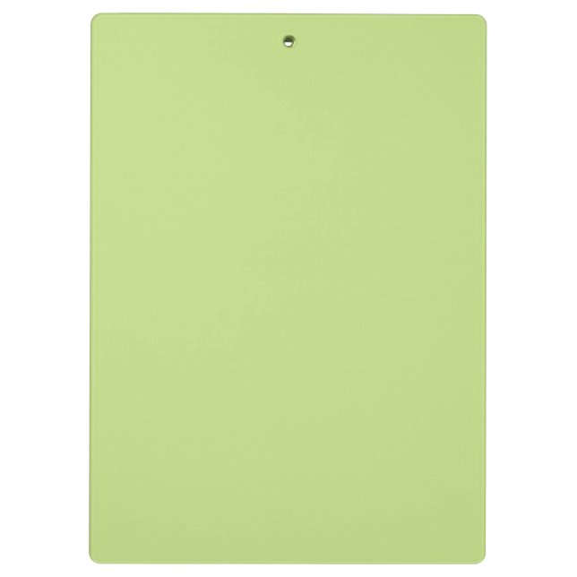 Spring Green Colour Ready to Customise Clipboard (Back)