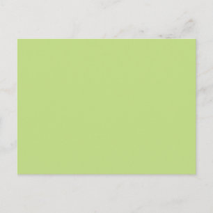 Spring Green Colour Ready to Customise Postcard