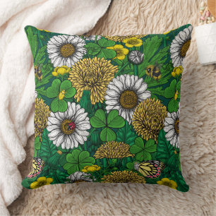 Spring green cushion