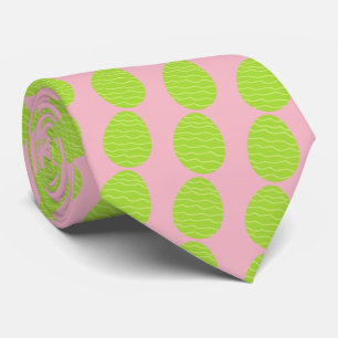 Spring Green Easter Egg Tie