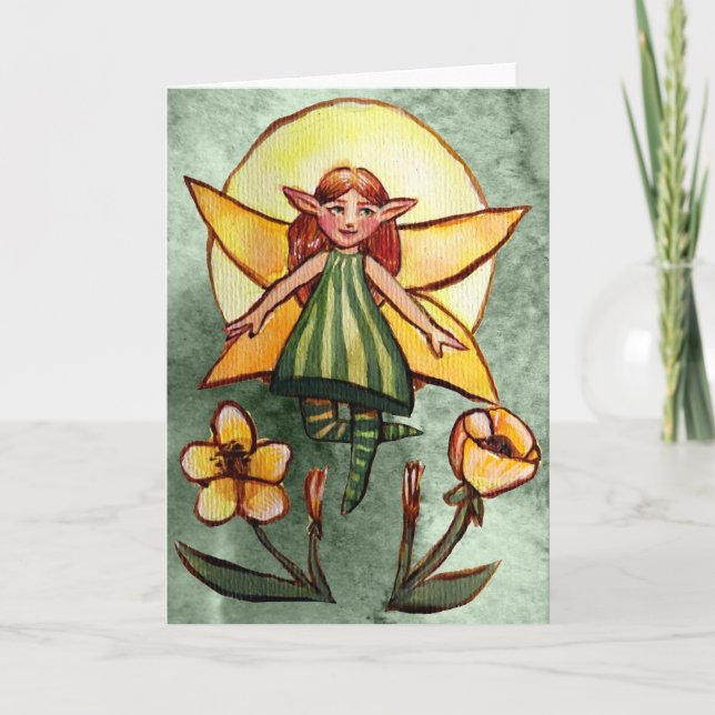 Spring Green Fairy                                 Card (Front)