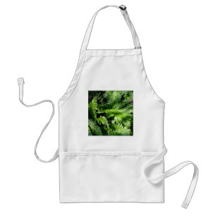 Spring Green Ferns boho botanical  Standard Apron