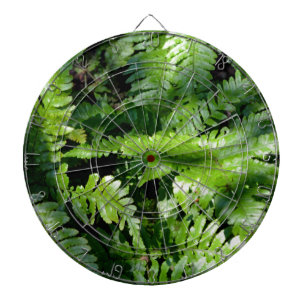 Spring Green Ferns Dartboard