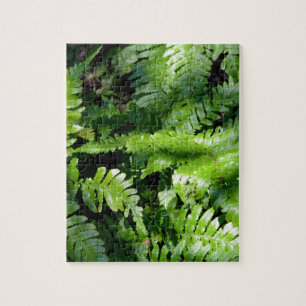 Spring Green Ferns Jigsaw Puzzle