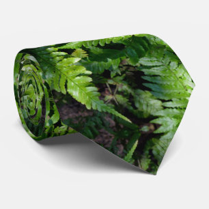 Spring Green Ferns Tie