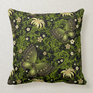 Spring Green-gold Pattern Cushion