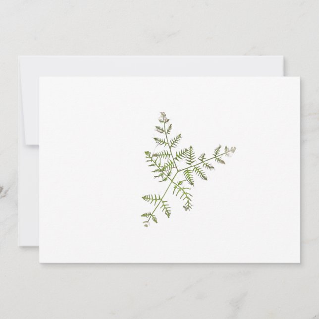 spring green  invitation (Front)