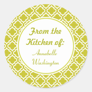 Spring Green Kitchen Stickers