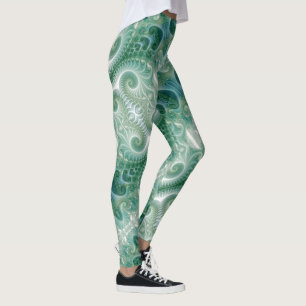 Spring Green Modern Yoga Pants Women's Girls