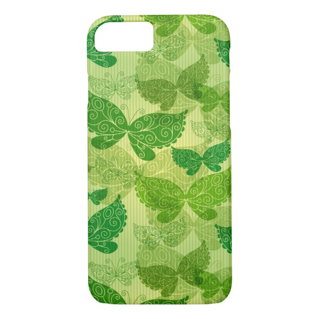 Spring Green Pattern Case-Mate iPhone Case (Back)