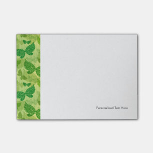 Spring Green Pattern Post-it Notes