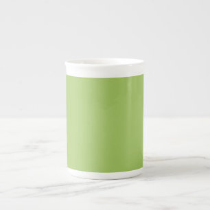 Spring Green, Plain Light Green, Solid Light Green Bone China Mug