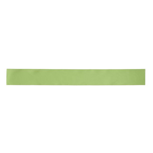 Spring Green, Plain Light Green, Solid Light Green Satin Ribbon (Front)