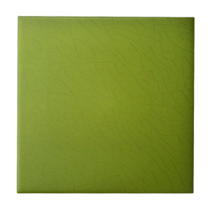 Spring Green Repro Antique Solid Background Field Ceramic Tile