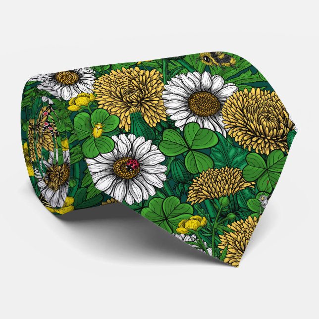 Spring green tie (Rolled)