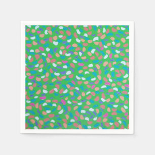 Spring Greens Painterly Art  Napkin