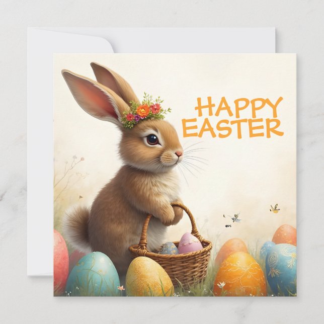 Spring Greetings from the Easter Bunny (Front)