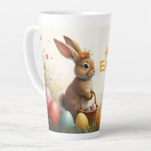 Spring Greetings from the Easter Bunny Latte Mug
