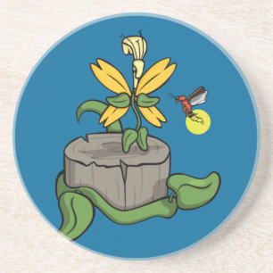 Spring Greets Summer Sandstone Coaster