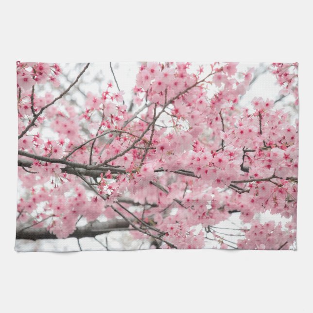 Spring Hanami Festival Tea Towel (Horizontal)