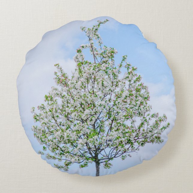 Spring - Happy Easter Round Cushion (Back)