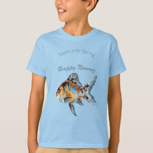 Spring Harmony Happy Nowruz Fish T-Shirt