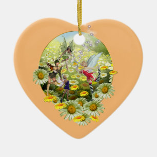 Spring has arrived  ceramic ornament