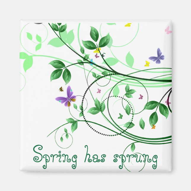 Spring has spring magnet (Front)