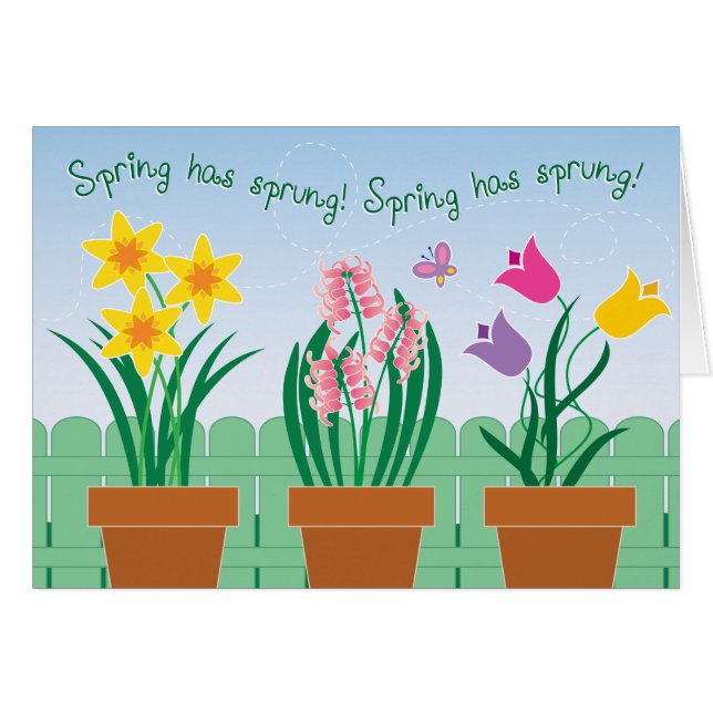 Spring has sprung! (Front Horizontal)