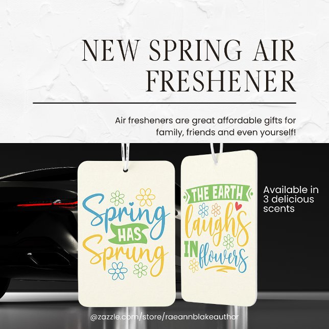Spring Has Sprung Car Air Freshener (Creator Uploaded)