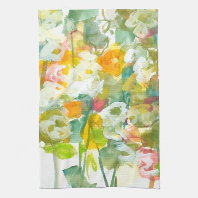 Spring has Sprung II Tea Towel (Vertical)