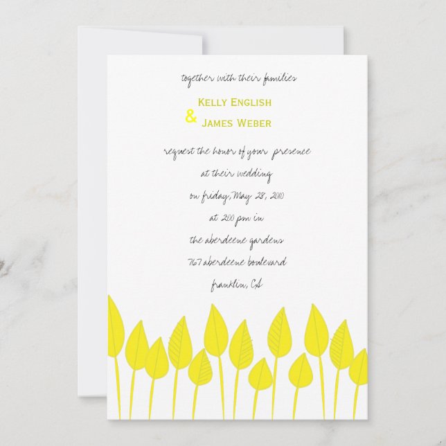 Spring Has Sprung Invitation (Front)