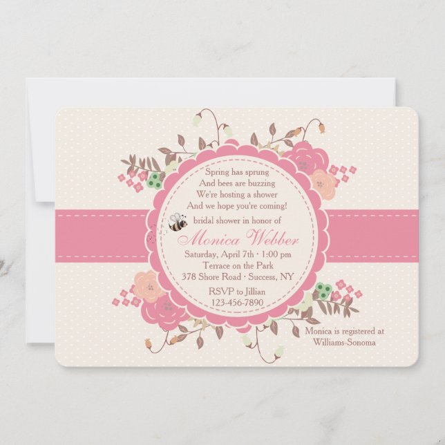 Spring Has Sprung Invitation (Front)