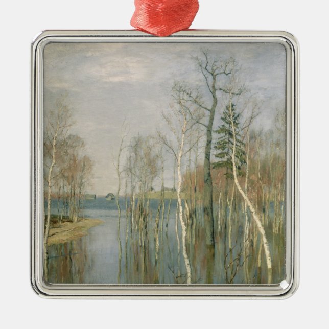 Spring, High Water, 1897 Metal Tree Decoration (Front)