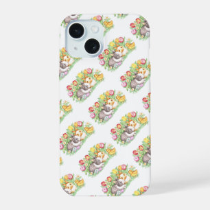 Spring Holiday Easter Bunny iPhone 15 Case