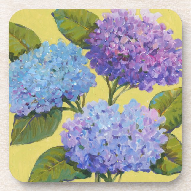 Spring Hydrangeas I Coaster (Front)
