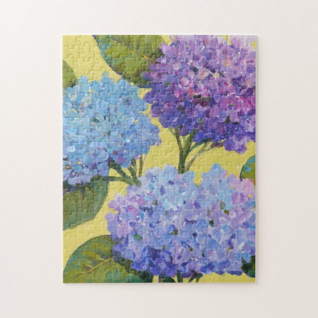 Spring Hydrangeas I Jigsaw Puzzle (Vertical)