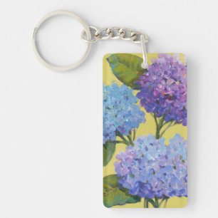 Spring Hydrangeas I Key Ring
